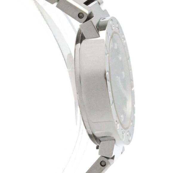 BVLGARI BVLGARI-BVLGARI Diamond Steel Quartz Ladies Watch BB23SS Polished